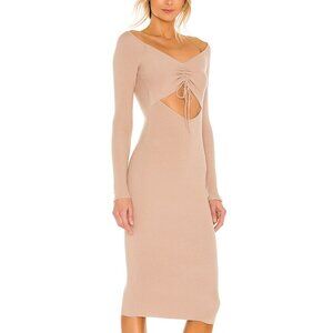 Lovers + Friends Aphra Dress in Nude SZ S